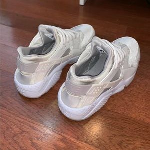 Nike white huaraches